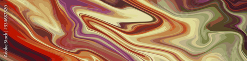 Wave Liquid Marble style texture illustration. Color background for banner, flyer, business card, poster, wallpaper, brochure
