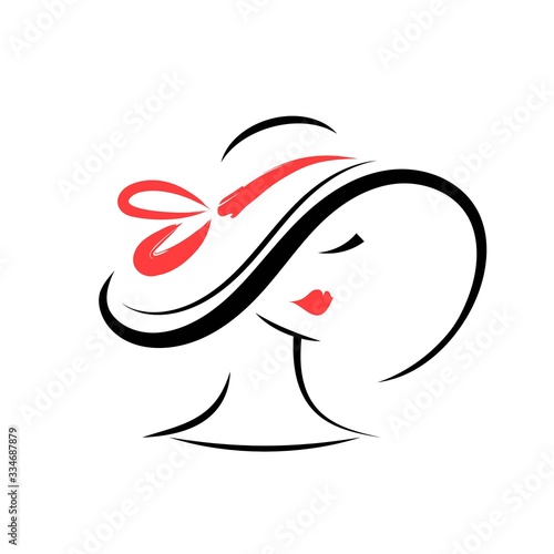 Woman in the hat