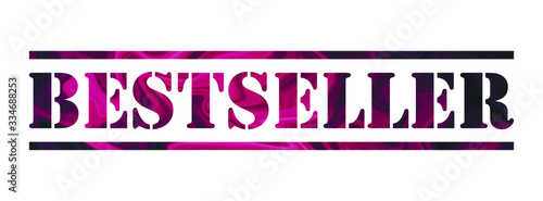 bestseller Vector stamp. White isolated