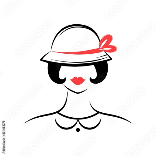 Woman in the hat