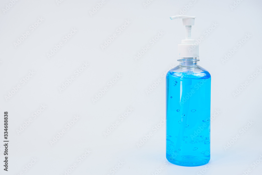 alcohol to protect against corona virus on a white background alcohol to protect against corona virus on a white background