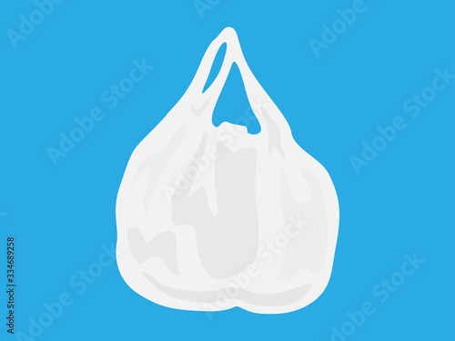 商品の入ったレジ袋のイラスト