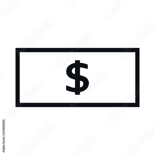 ドル記号のお金のアイコン