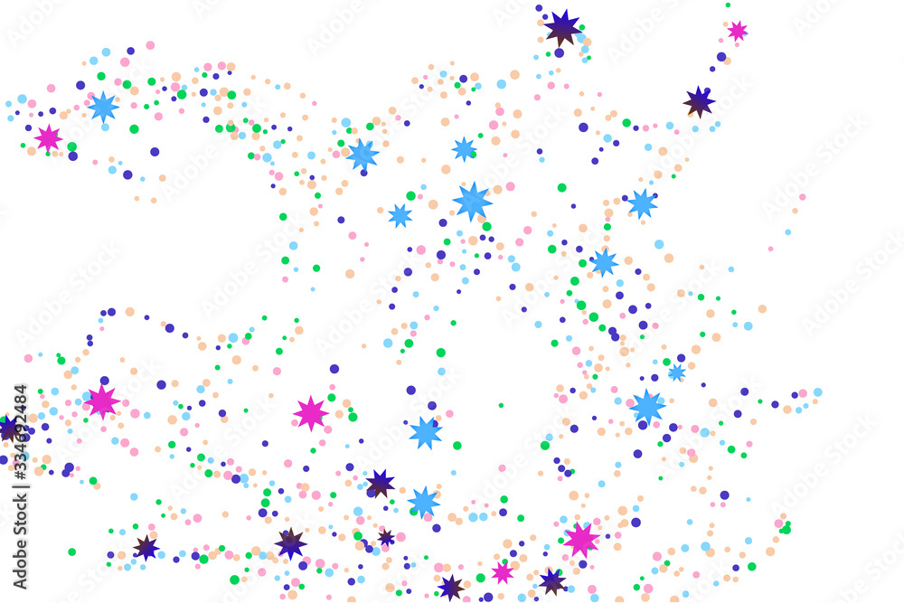 Colored confetti. Colored confetti.