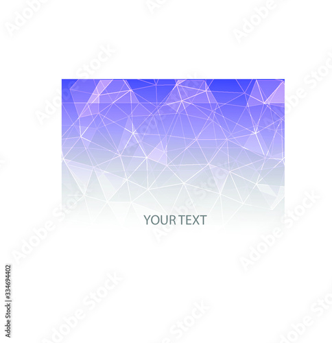 Geometric abstract polygonal background (vector)
