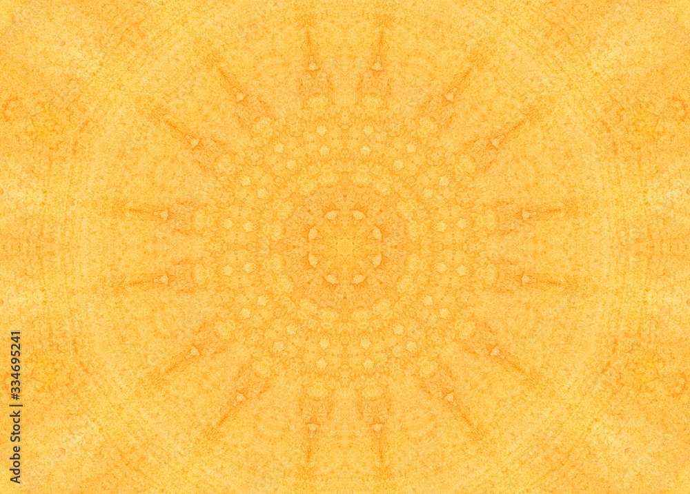 Yellow abstract soft watercolor pattern