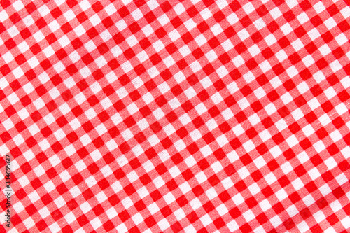 red and white tablecloth texture