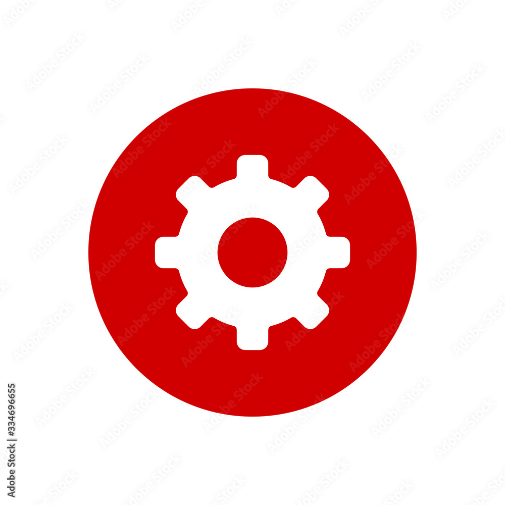 gears icon,option icon on white background gears icon,option icon on white background