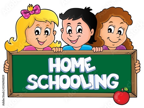 Home schooling theme sign 5