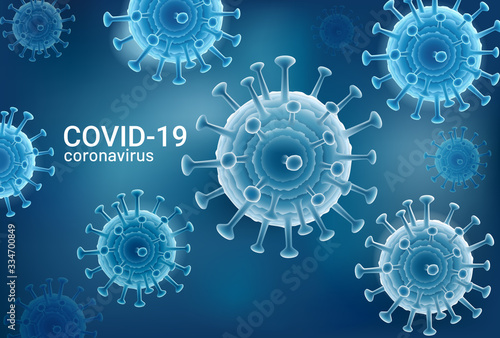covid 19 virus background