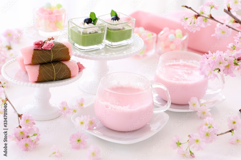 桜ラテでティータイム 桜ラテでティータイム