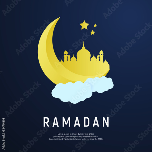 Ramadan Kareem greeting ornament 