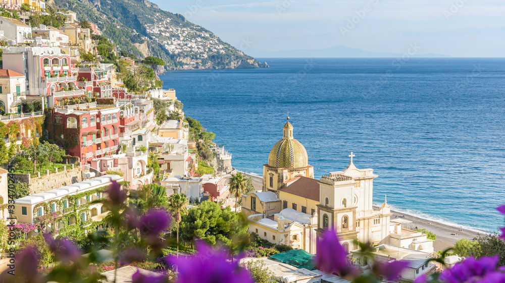 Amalfi Coast in wonderful light and colors