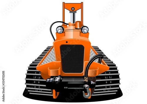 Vector Cartoon RC crawler. Available EPS-10 vector format separated by groups for easy edit