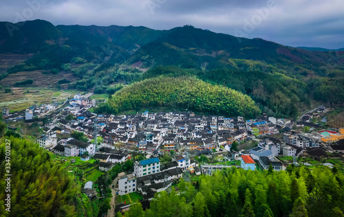 beautiful countryside landscape of China s ancient historic village in mountains