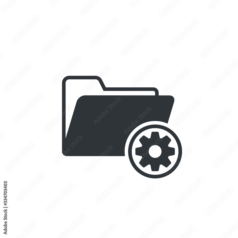 Project management vector icon isolated Project management vector icon isolated