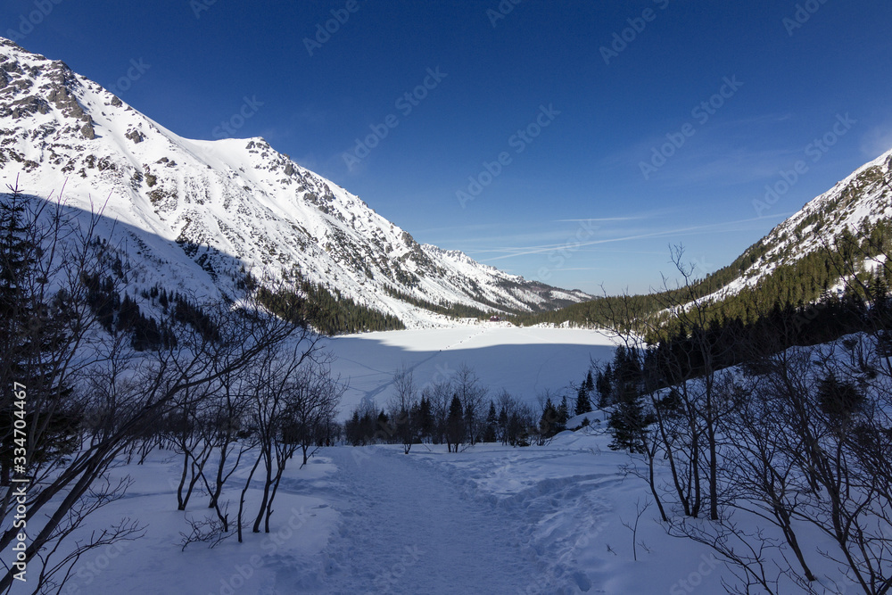 Hiking train to Morskie Oko from Zakopane (Poland)