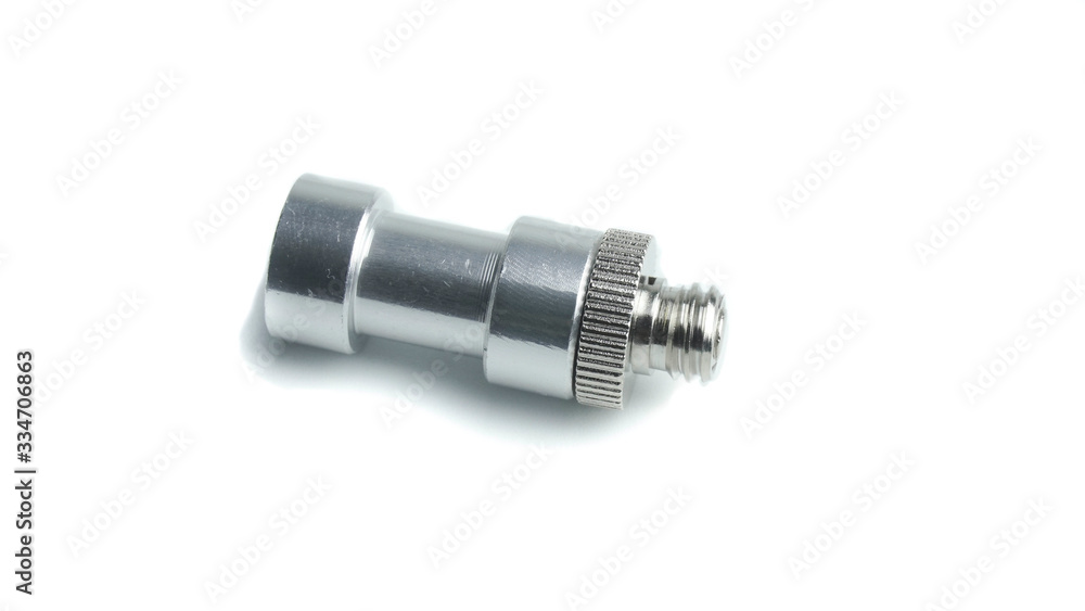 Screw Mount Set Tripod Thread Screw Converter Adapter for Camera Tripod Light Stand against white background Screw Mount Set Tripod Thread Screw Converter Adapter for Camera Tripod Light Stand against white background