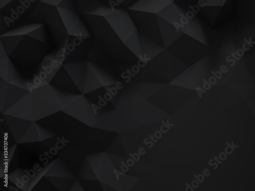 Dark gray polygonal background