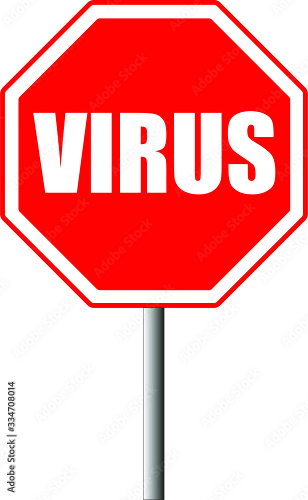 stop forbidden to enter coronavirus vector stop forbidden to enter coronavirus vector