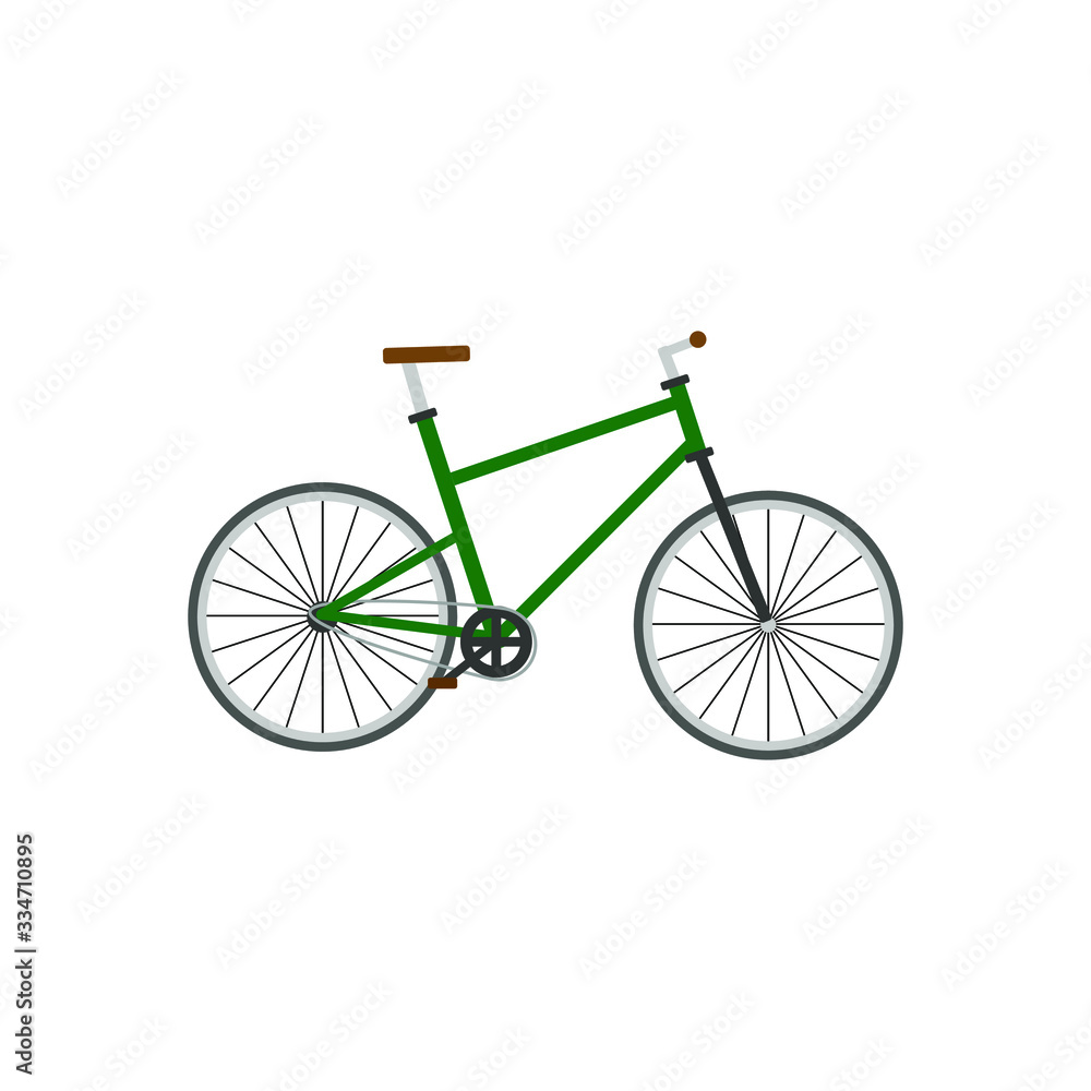bicycle on white background, vector bicycle on white background, vector