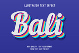 Editable text effect - Colorful layered style effect