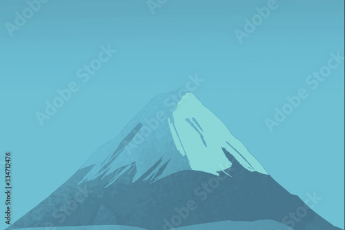 富士山　イラスト
