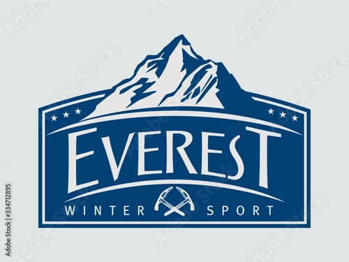 Everest - mount. Winter sport.