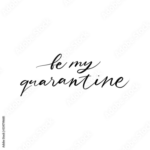 STAY SAFE. MOTIVATIONAL VECTOR HAND LETTERING ABOUT BEING HEALTHY IN VIRUS TIME. Coronavirus Covid-19 awareness