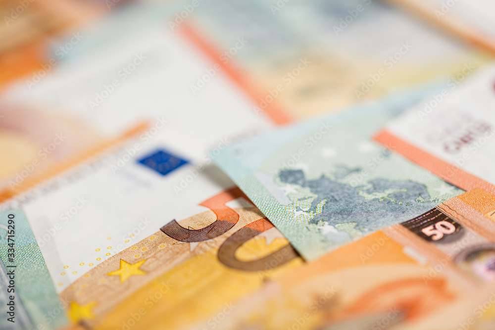 Viele Euro-Banknoten als Hintergrund Viele Euro-Banknoten als Hintergrund