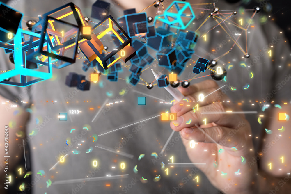 data code binary concept 3d data code binary concept 3d
