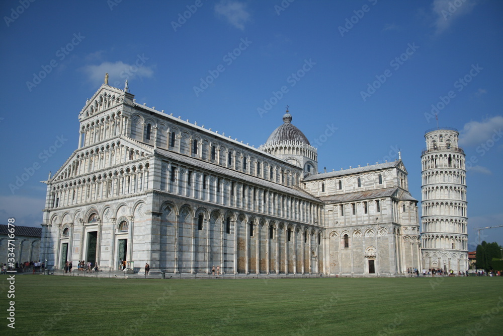 Pisa, Italy : view of the church Duomo in 