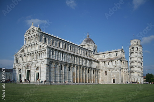 Pisa, Italy : view of the church Duomo in "Campo Dei Miracoli"