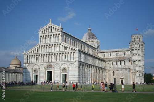 Pisa, Italy : view of the church Duomo in "Campo Dei Miracoli"