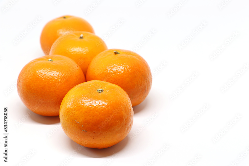 Mandarin orange isolated on white background Mandarin orange isolated on white background