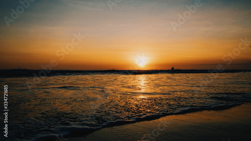sunset on the beach © Madesunesa