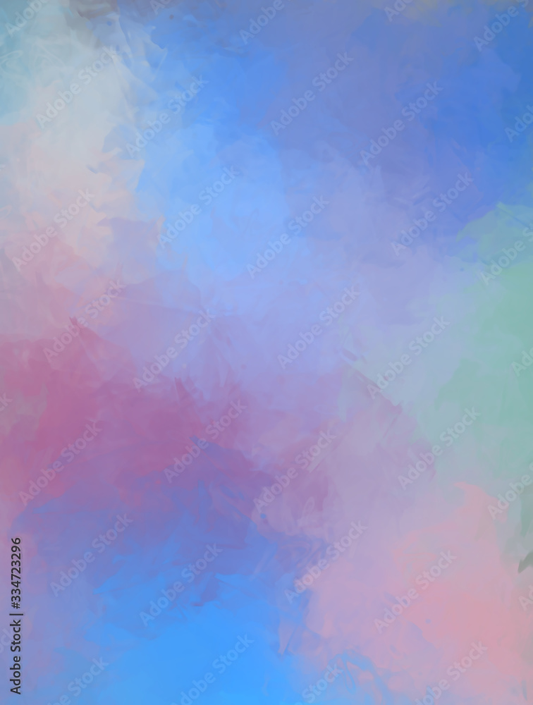 Obraz premium Brushed Painted Abstract Background. Brush stroked painting. Strokes of paint. 2D Illustration.