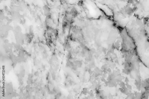 Fototapeta Naklejka Na Ścianę i Meble -  White marble texture with natural pattern for design art work,background