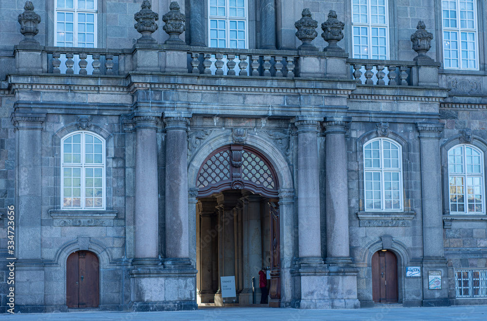 Entrance to Christianborg palace