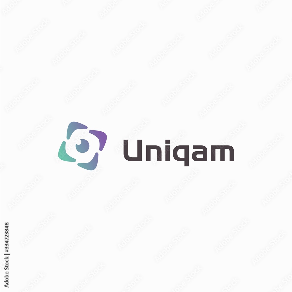 uniqam for unique camera logo design uniqam for unique camera logo design