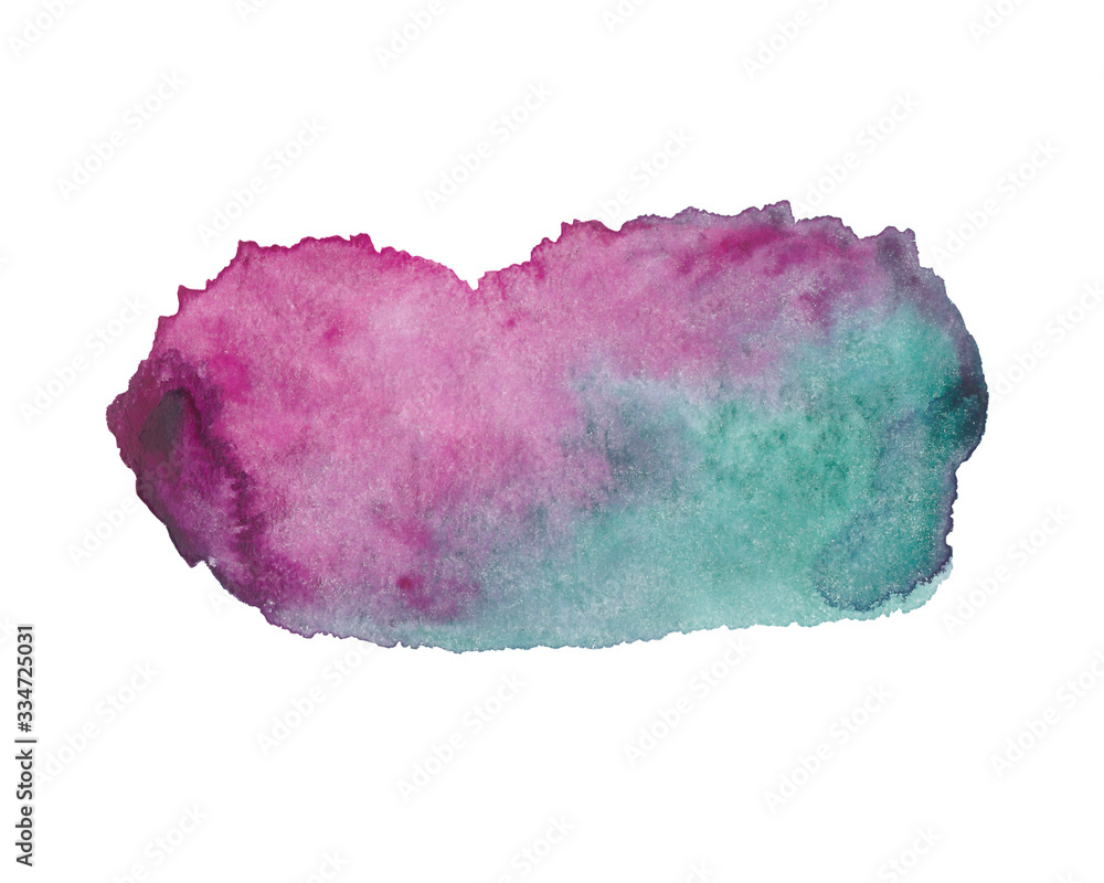 Watercolor pink green Watercolor pink green