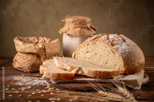 Sourdough bread loaf