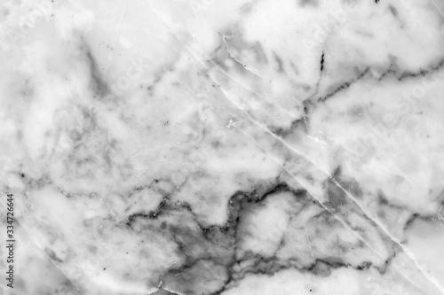 White marble texture with natural pattern for design art work background