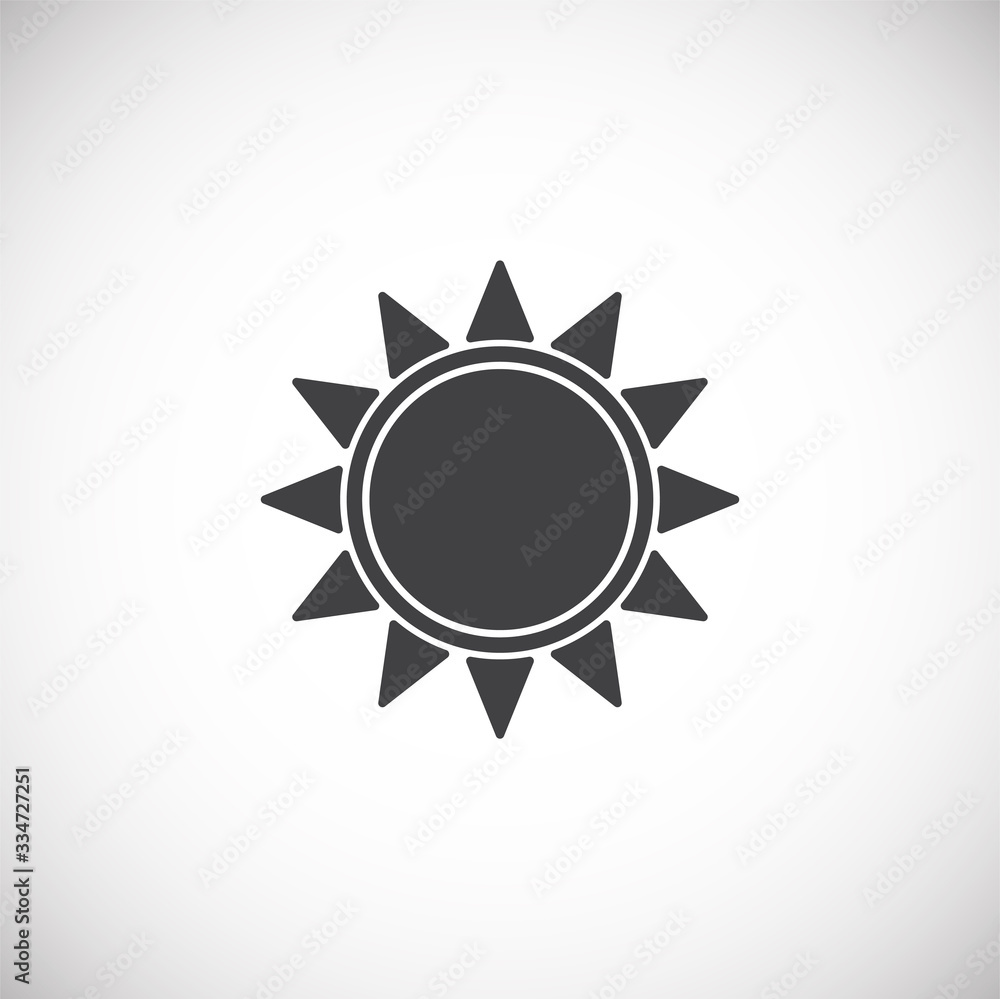 Sun related icon on background for graphic and web design. Creative illustration concept symbol for web or mobile app Sun related icon on background for graphic and web design. Creative illustration concept symbol for web or mobile app
