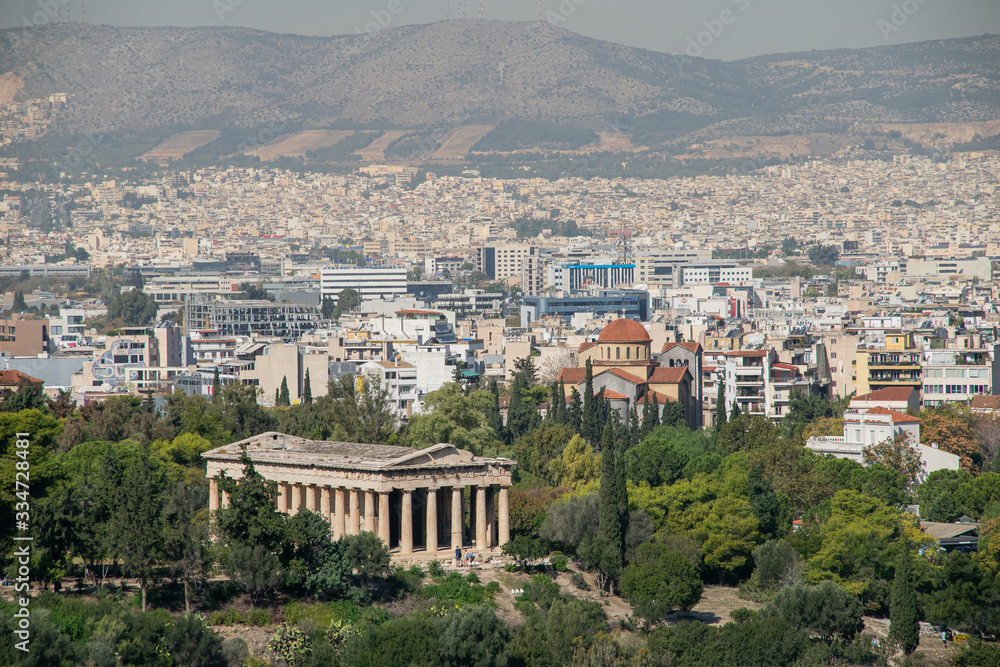 Naklejka premium landscapes, street photography, architecture in greece, Athens