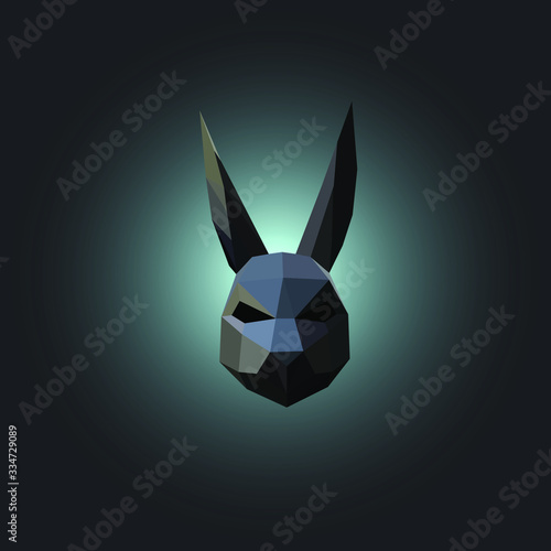 low poli logo and illustration