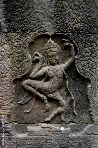 Apsara a type of female spirit in Hindu and Buddhist culture