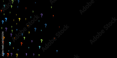 Question marks Quiz, doubt poll query public poll.