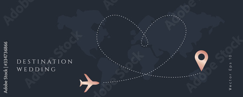Destination Wedding  Vector
