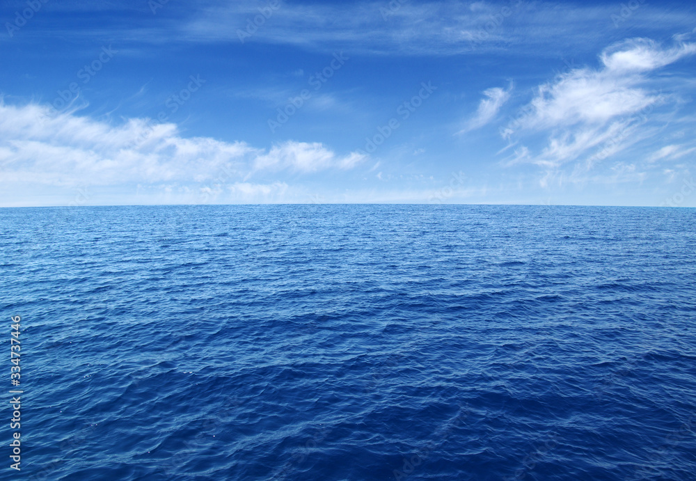 Sea water surface on sky Sea water surface on sky